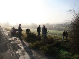 Pflanzaktion Weg zum Sportplatz 2008