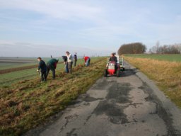 Pflanzaktion Weg zum Sportplatz 2008