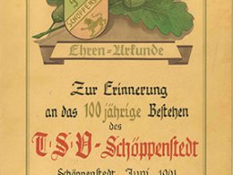 TSV Uehrde Urkunden