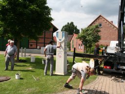 Aufstellung Stele 2013