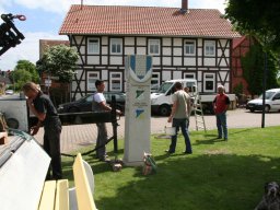Aufstellung Stele 2013