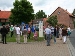 Aufstellung Stele 2013