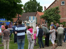 Aufstellung Stele 2013