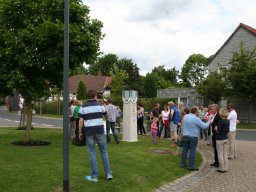 Aufstellung Stele 2013