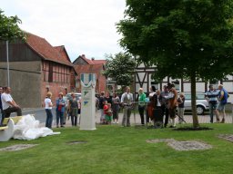 Aufstellung Stele 2013