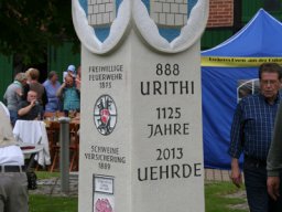 Aufstellung Stele 2013