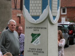 Aufstellung Stele 2013