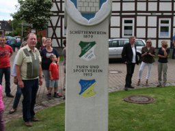 Aufstellung Stele 2013