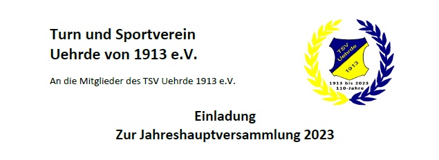 JHV TSV Uehrde 2023