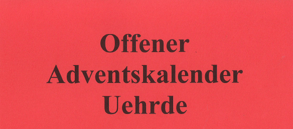 Lebendiger Adventskalender in Uehrde 2019