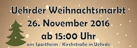 Uehrder Weihnachtsmarkt 2016