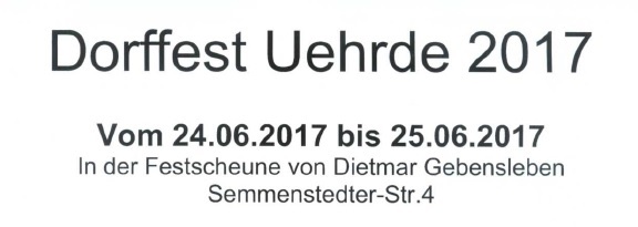Dorffest 2017