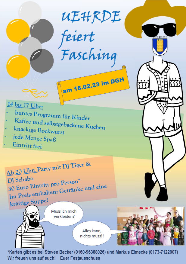 Uehrde feiert Fasching 2023